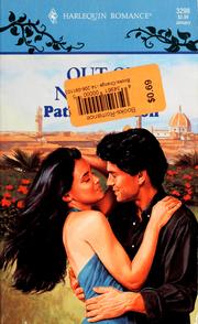 Front cover of Out of Nowhere by Patricia Wilson