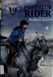 Front cover of Pony club rider by Patricia Leitch