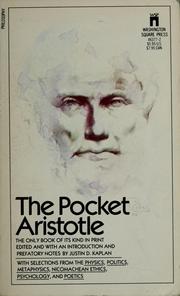 Cover of The pocket Aristotle by Aristotle