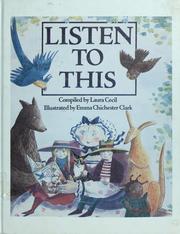 Cover of Listen to this by Laura Cecil