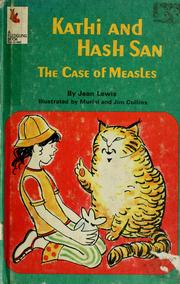 Cover of Kathi and Hash San--The case of Measles by Jean Lewis