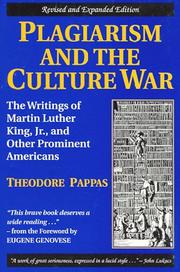 Front cover of Plagiarism and the culture war by Theodore Pappas