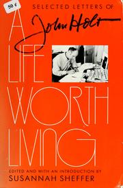 Cover of A Life Worth Living by Susannah Sheffer