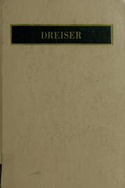Cover of Theodore Dreiser by Philip L. Gerber