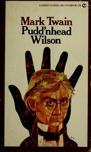 Front cover of The Tragedy of Pudd'nhead Wilson by Mark Twain