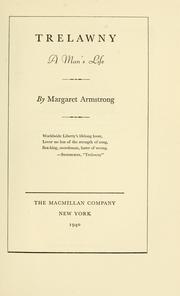 Cover of Trelawny by Margaret Armstrong