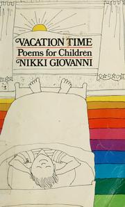 Cover of Vacation time by Nikki Giovanni