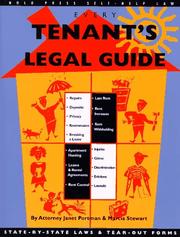 Cover of Every tenant's legal guide by Janet Portman