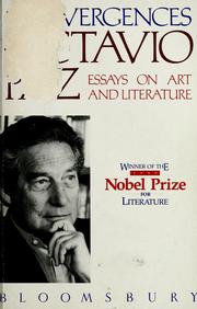 Cover of Convergences by Octavio Paz