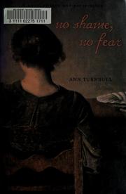 Front cover of No Shame, No Fear by Ann Turnbull