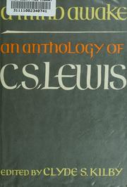 Cover of A Mind Awake by C. S. Lewis
