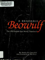 Cover of A readable Beowulf by Stanley B. Greenfield