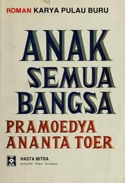 Front cover of Anak Semua Bangsa by Pramoedya Ananta Toer