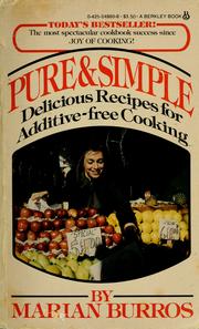 Cover of Pure & simple by Marian Fox Burros