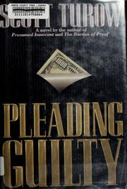 Cover of Pleading guilty by Scott Turow