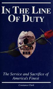 Front cover of In the line of duty by Clark, Constance