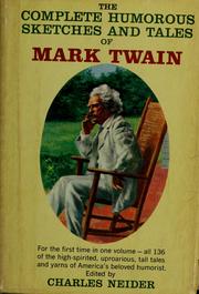 Front cover of The Complete Humorous Sketches and Tales of Mark Twain by Mark Twain