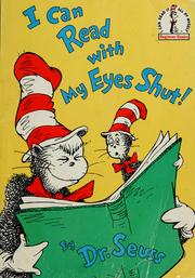 Front cover of I Can Read With My Eyes Shut! by Dr. Seuss
