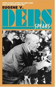 Cover of Eugene V. Debs speaks by Eugene Victor Debs