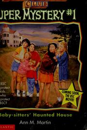 Front cover of Baby-sitters' haunted house by Ann M. Martin