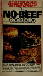 Cover of The no-beef cookbook by Virginia Coigney