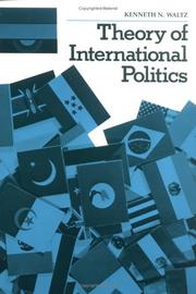 Front cover of Theory of international politics by Kenneth Neal Waltz
