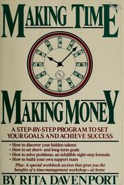 Cover of Making time, making money by Rita Davenport