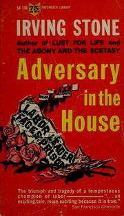 Cover of Adversary in the house by Irving Stone