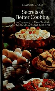 Front cover of Secrets of better cooking. by Unknown