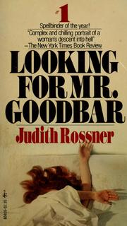Cover of Looking for Mr. Goodbar by Judith Rossner