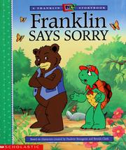Front cover of Franklin says sorry by Sharon Jennings