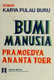 Front cover of Bumi Manusia by Pramoedya Ananta Toer