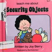 Cover of Security objects by Joy Berry