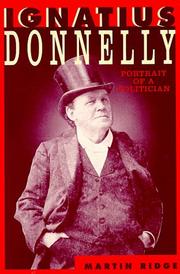 Cover of Ignatius Donnelly by Martin Ridge