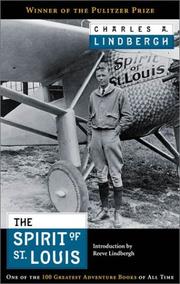 Front cover of The Spirit of St. Louis by Charles A. Lindbergh