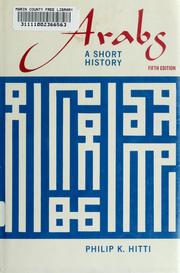 Cover of The Arabs, a short history by Philip Khuri Hitti