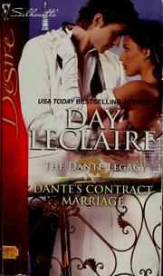 Front cover of Dante's Contract Marriage by Day Leclaire
