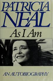 Front cover of As I am by Patricia Neal