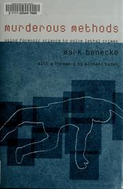 Cover of Murderous Methods by Mark Benecke