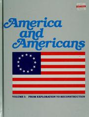 Front cover of America and Americans by Herbert J. Bass