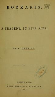 Cover of Bozzaris by Nathaniel Deering