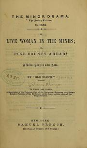 Front cover of A live woman in the mines by Alonzo Delano
