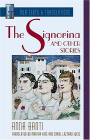Front cover of The signorina and other stories by Anna Banti