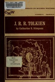 Front cover of J.R.R.Tolkien (Essays on Modern Writers) by Catharine R. Stimpson