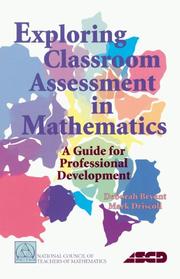 Cover of Exploring classroom assessment in mathematics by Deborah Bryant