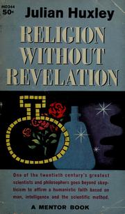 Front cover of Religion without revelation by Julian Huxley