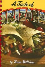 Front cover of A taste of Arizona by Karen Billideau