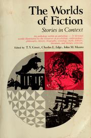 Front cover of The worlds of fiction by T. Y. Greet