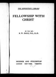 Cover of Fellowship with Christ by Robert William Dale