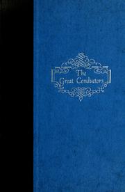 Front cover of The great conductors by Harold C. Schonberg